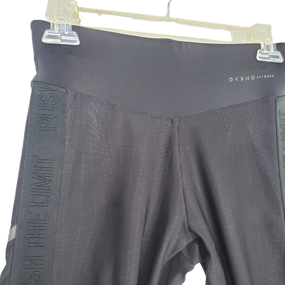 OYSHO Fitness Womens Black Leggings Size Small - Picture 4 of 14